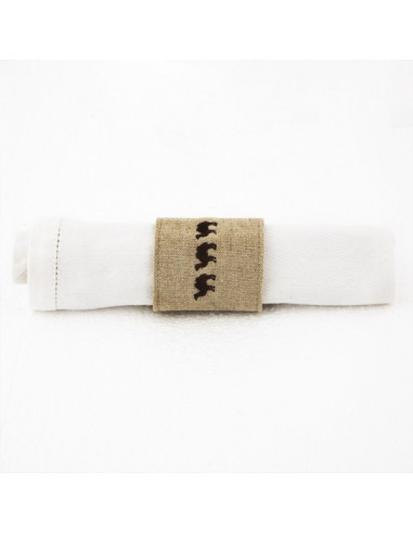 Rond de serviette, motif chameau