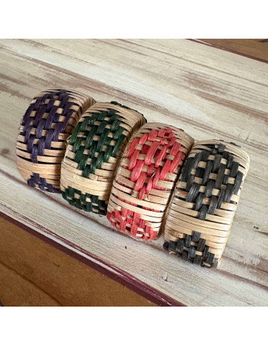 Ronds de serviette en bambou