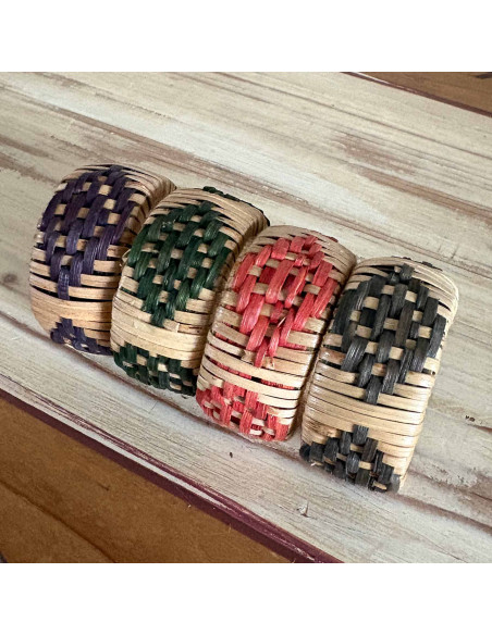 Ronds de serviette en bambou