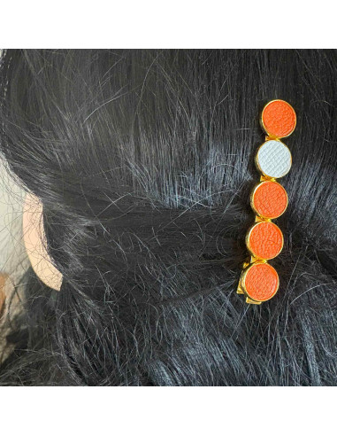 Barrettes pinces à cheveux, base argentée